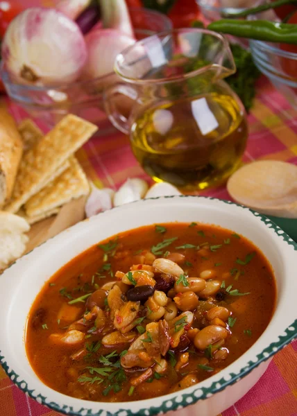 Kidney bean soup — Stock Photo, Image