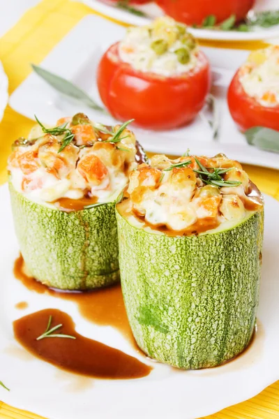 Stuffed zucchini — Stock Photo, Image