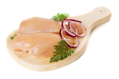 Raw chicken meat clipart