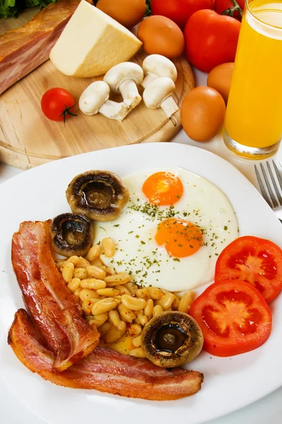 Tradizionale colazione inglese — Foto Stock