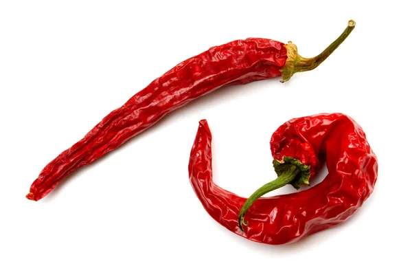 stock image Dried red chili peppers