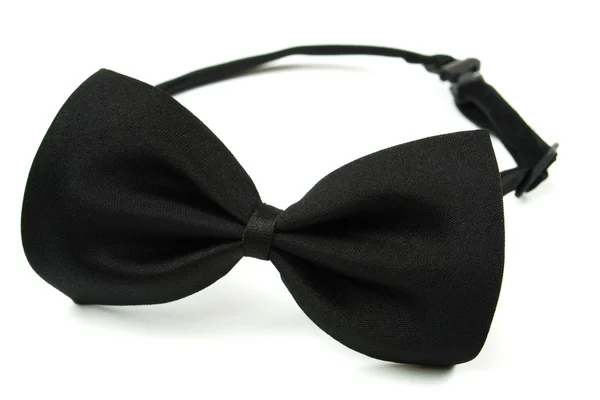 Black bow tie — Stock Photo, Image