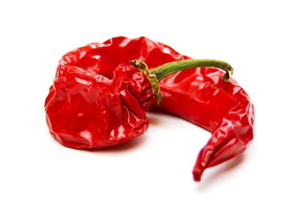 Torkad röd chilipeppar — Stockfoto