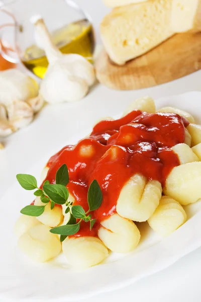 Italian potato noodle, gnocchi di patata — Stock Photo, Image