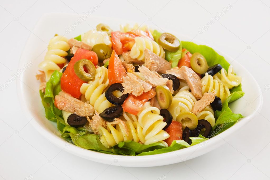 Tuna and pasta salad