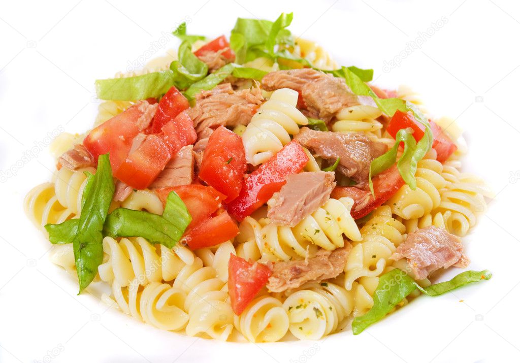 Tuna and pasta salad