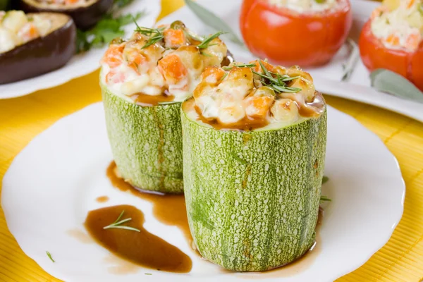 Stuffed zucchini — Stock Photo, Image