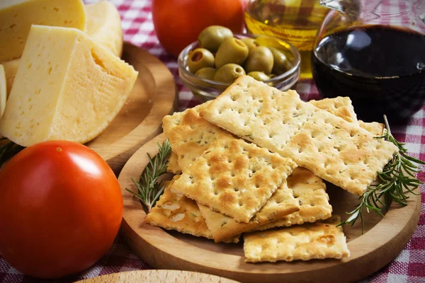 Italian salty crackers — Stock Photo, Image