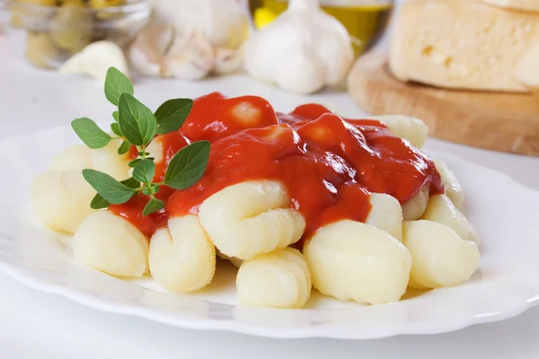 Gnocchi di patata, итальянская картофельная лапша — стоковое фото