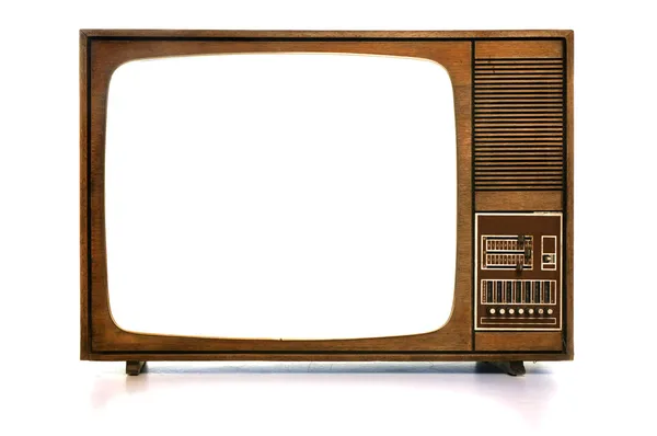 Vintage-Fernsehen — Stockfoto