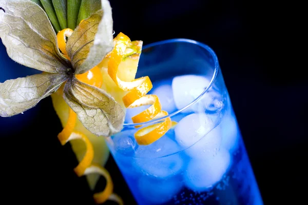 Синій коктейль лагуну — стокове фото