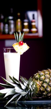 Pinacolada cocktail clipart