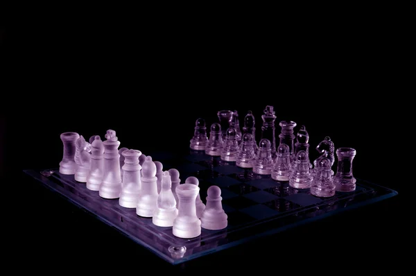 Chess crystall — Stock Photo, Image