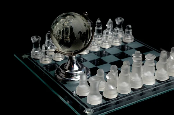 Chess globe — Stock Photo, Image