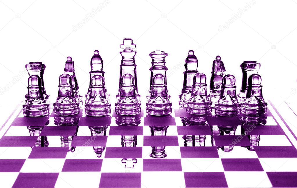 Chess purple — Stock Photo © ivosar #4560746