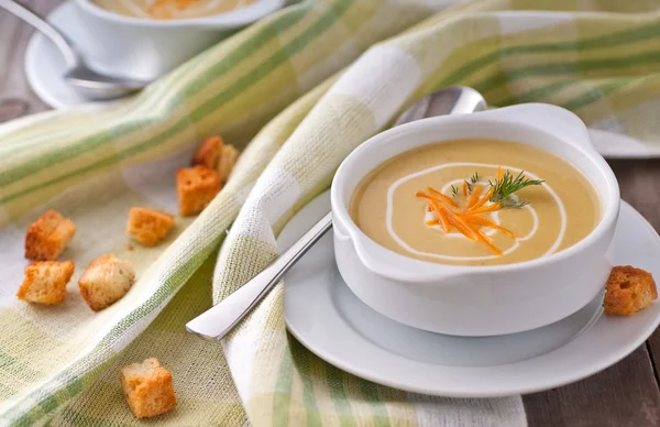 Cream soup — Stock Image Cream soup Royalty Free Stock Images