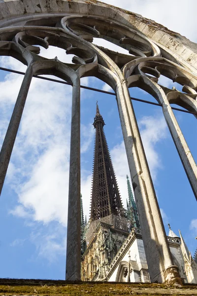 Franciaország. Normandie. Notre dame-katedrális rouen. — Stock Fotó