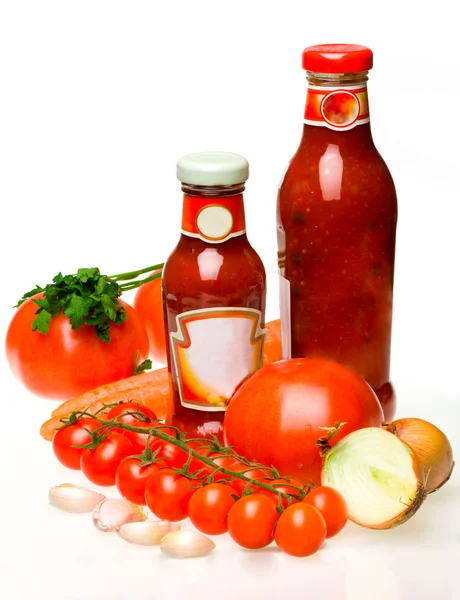 Sebze ve sos — Stok fotoğraf