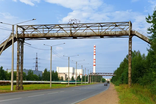 Tipo Numa Central Atómica Rússia — Fotografia de Stock