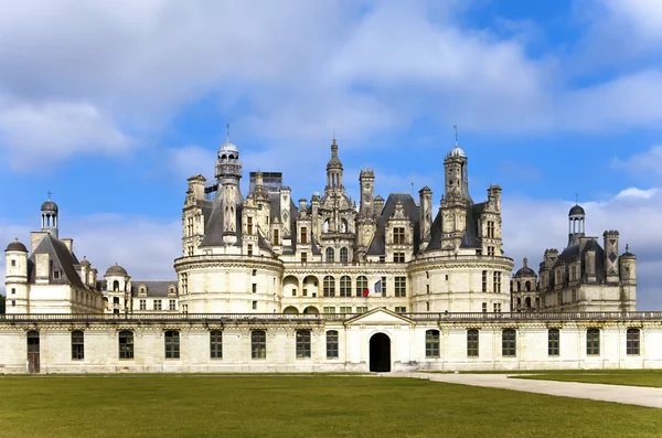 Κάστρο Μιας Κοιλάδας Του Ποταμού Loire Γαλλία Κάστρο Της Chambord — Φωτογραφία Αρχείου