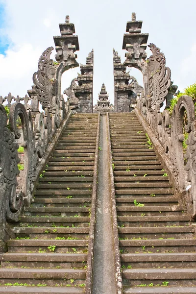 Bir Tapınağa Merdiven Bali Endonezya — Stok fotoğraf