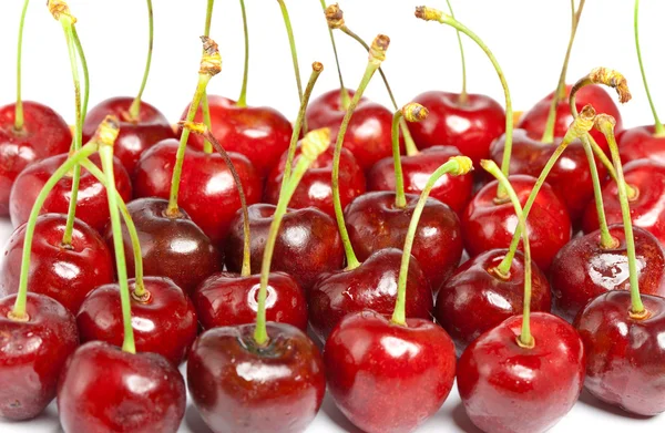 Sweet cherry on a white background — Stock Photo, Image