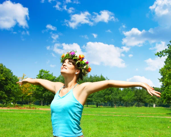 stock image Happiness woman