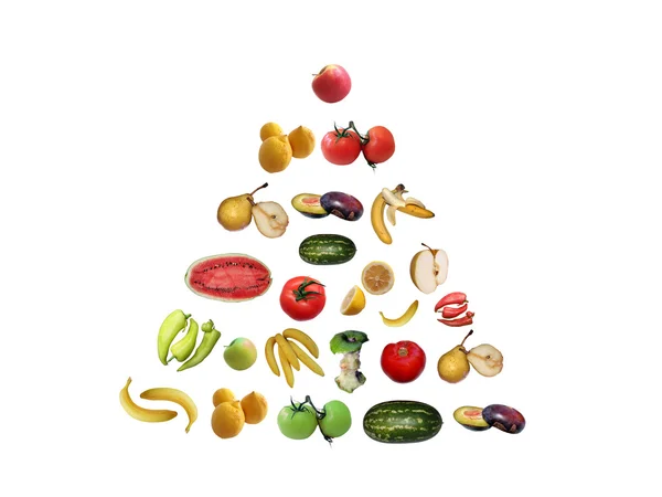 Pirámide alimentaria — Foto de Stock