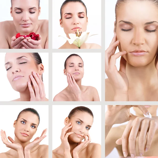 Spa woman collage — Stock Photo, Image