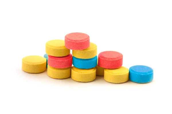 Píldoras de color — Foto de Stock