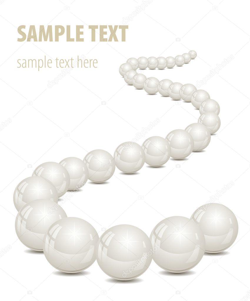 Backgruon vith pearls