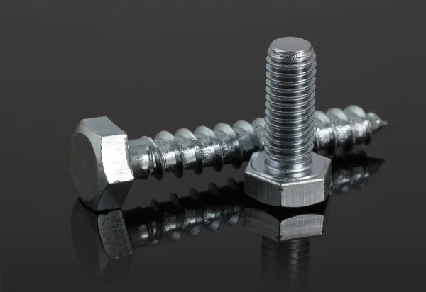 Bolt and screw — Stock Photo, Image
