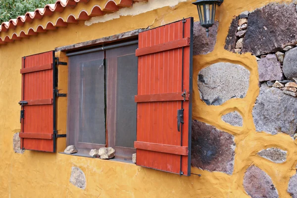 Rustic Window Spain — Stock Photo, Image