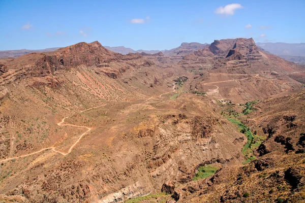 Rotsachtige Woestijn Gran Canaria Canarische Eilanden — Stockfoto