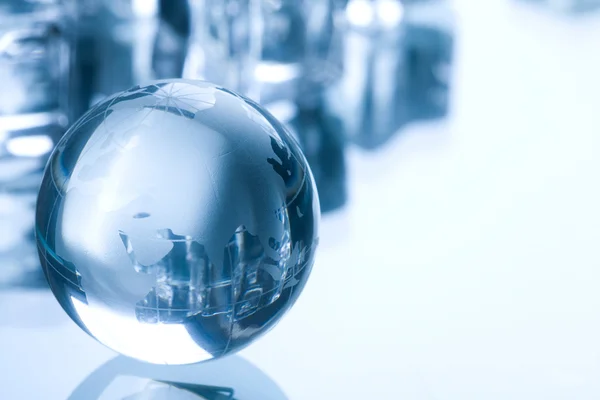 Globe üvegből készült — Stock Fotó