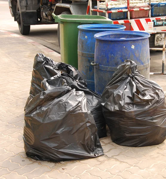 stock image Garbage bags