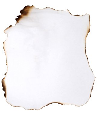 Burnt paper clipart