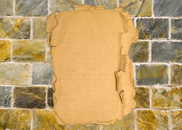 Stary Papier Cegła Licowa — Zdjęcie stockowe
