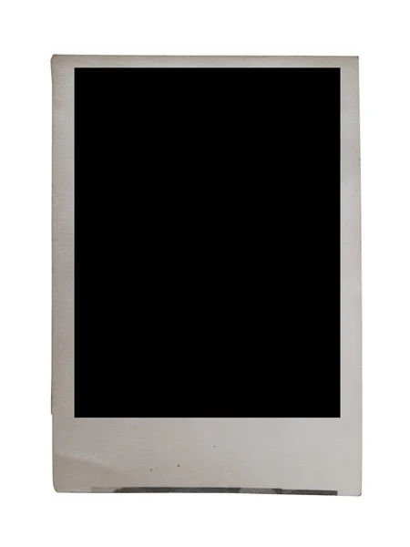 Вінтажна Фоторамка Ізольована Білому — стокове фото