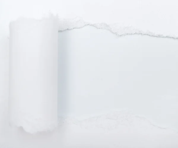 White Background Visible Gray Paper Wrapped — Stock Photo, Image