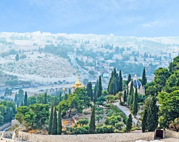 Monte Las Aceitunas Jerusalén — Foto de Stock
