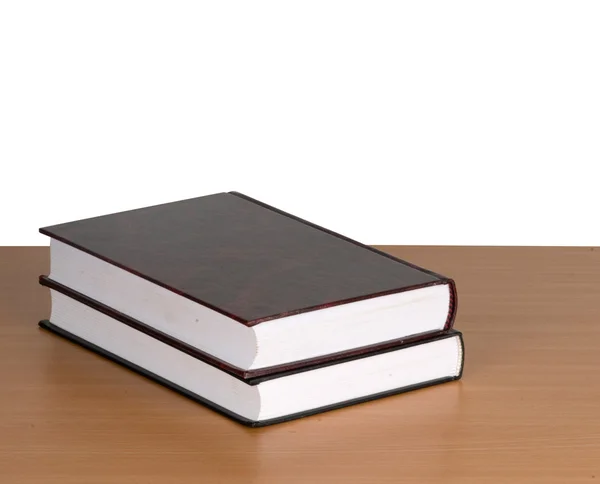 Masa üzerinde iki kitabı — Stok fotoğraf