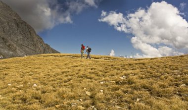 Mountain walk clipart