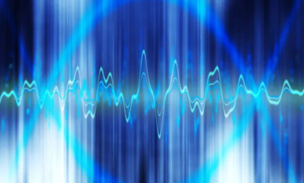 Blue Frequency Abstract Blured Background — Stock Photo, Image