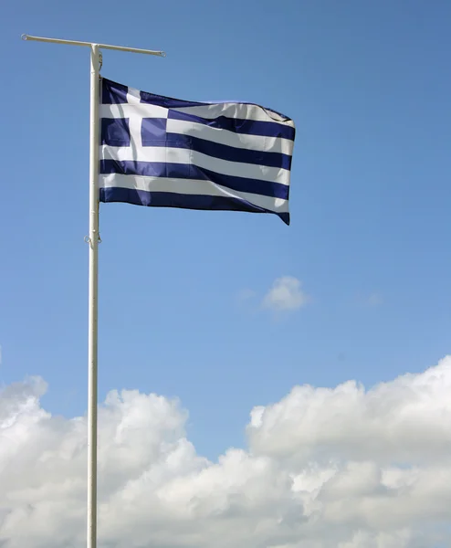 Hellas 'flagg – stockfoto