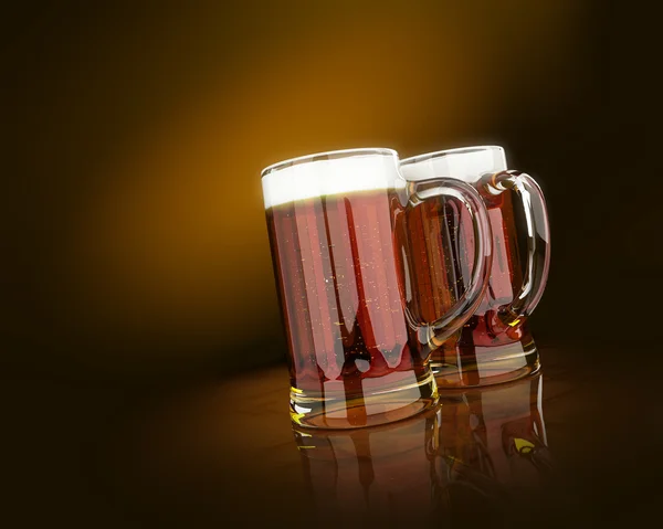 Šálek studeného piva — Stock fotografie