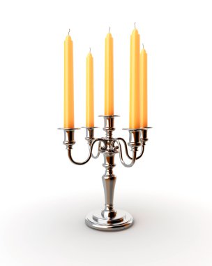 Isolated Candelabra clipart