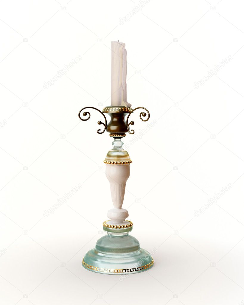 Isolated candlestick