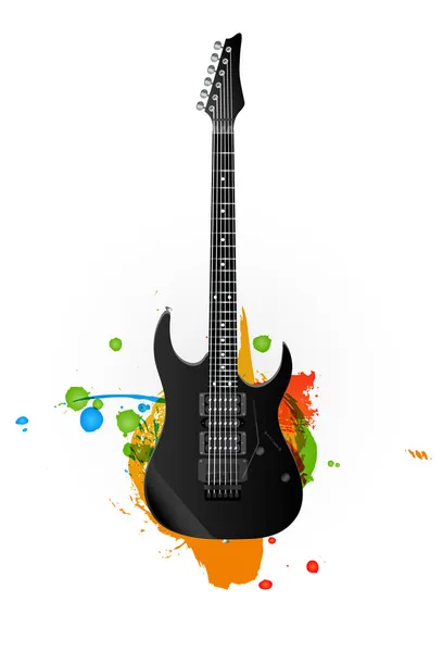 Elektrická kytara — Stockový vektor