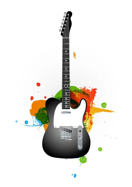 Guitarra elétrica — Vetor de Stock